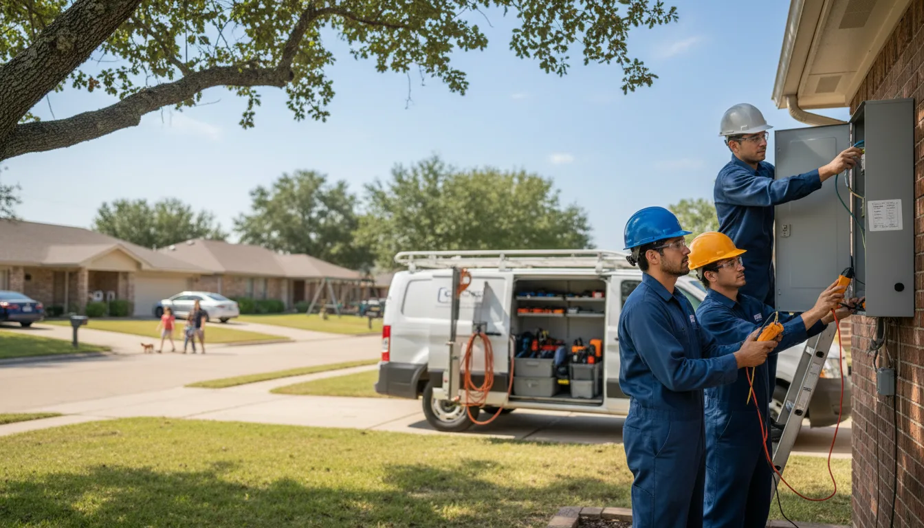 Certified electrician providing emergency electrical services in Cross Plains, TN